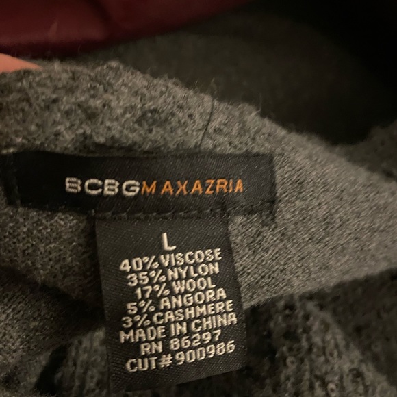 NWOT BCBG Max Azria bolero cardigan with 3 button closure. Cashmere blend. - Picture 4 of 7